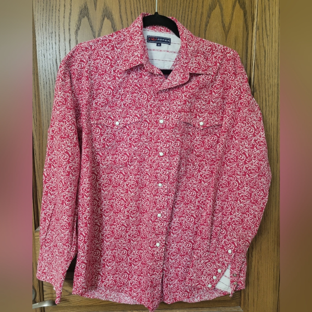 Mens Roper pearl snap